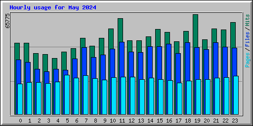 Hourly usage for May 2024